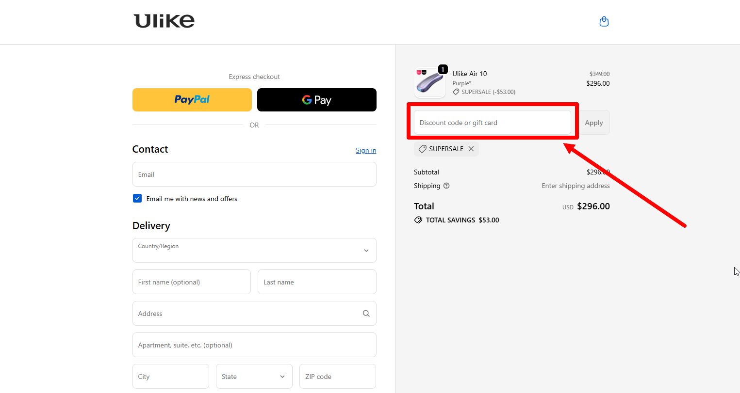 “How to apply a Competitive Cyclist promo code”